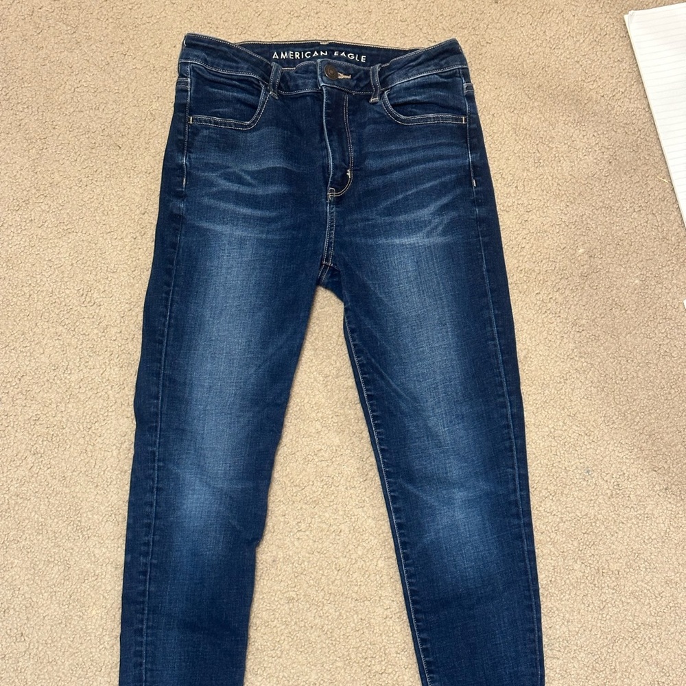 AE High Rise Jegging - Dark Wash